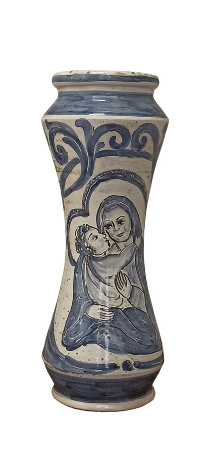 Portafiori Vaso Farmacia in Ceramica Siciliana di Caltagirone