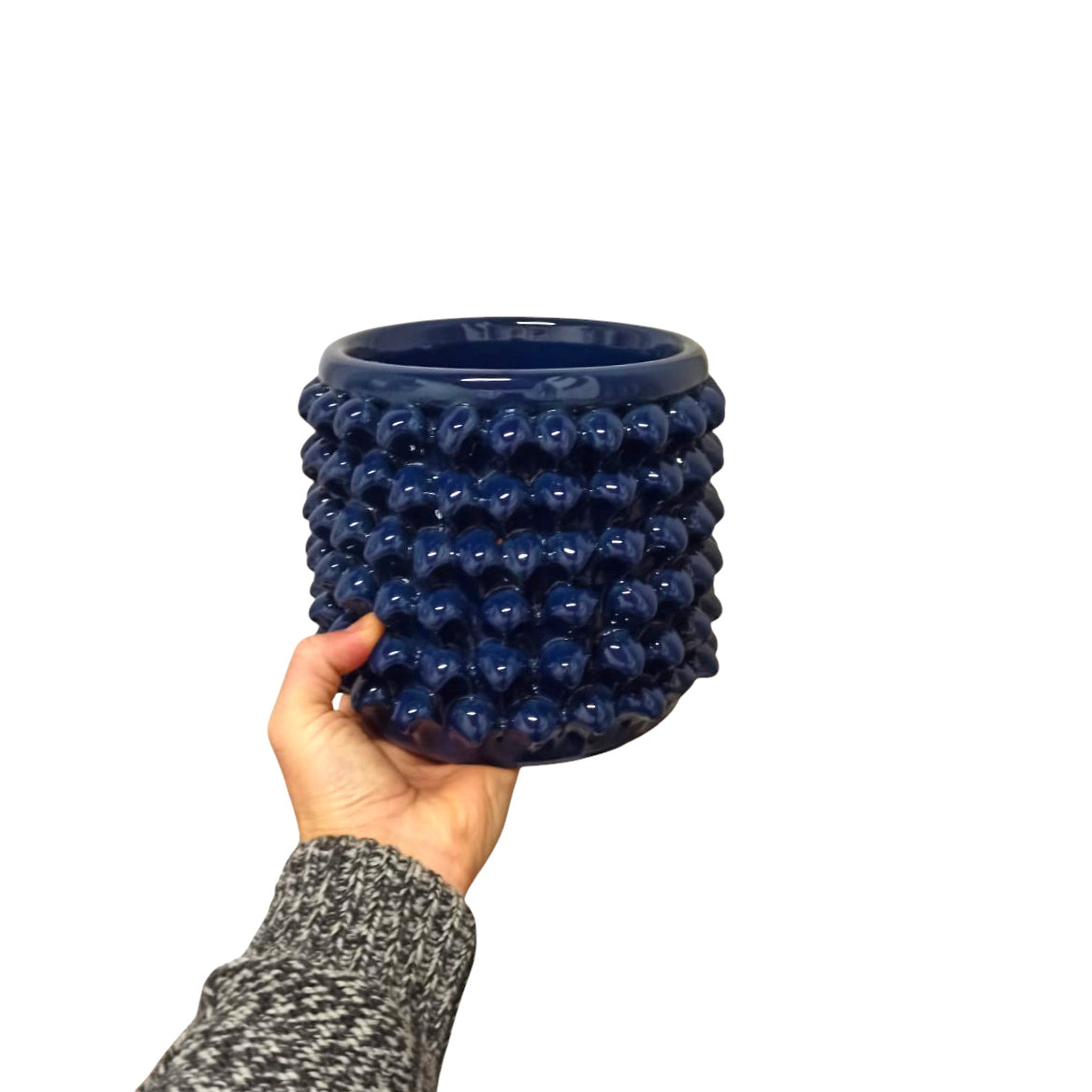 Pigna artigianale di Caltagirone blu