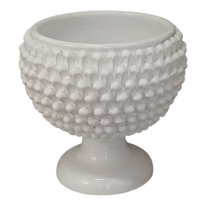 vaso bianco in ceramica 