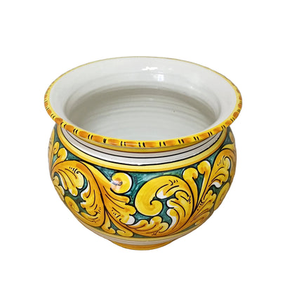 vaso in maiolica siciliana di caltagirone