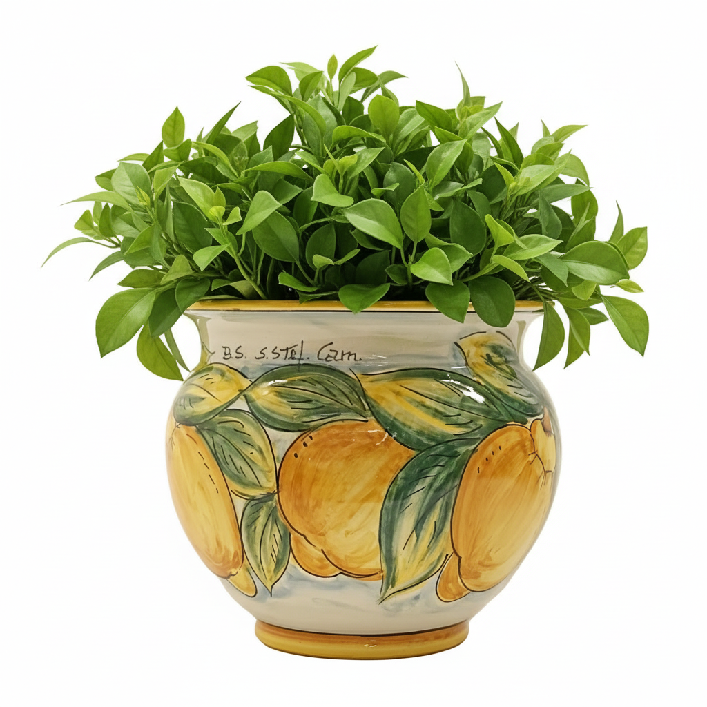 vaso in ceramica di sicilia artigianale