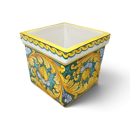 porta piante quadrato ceramica