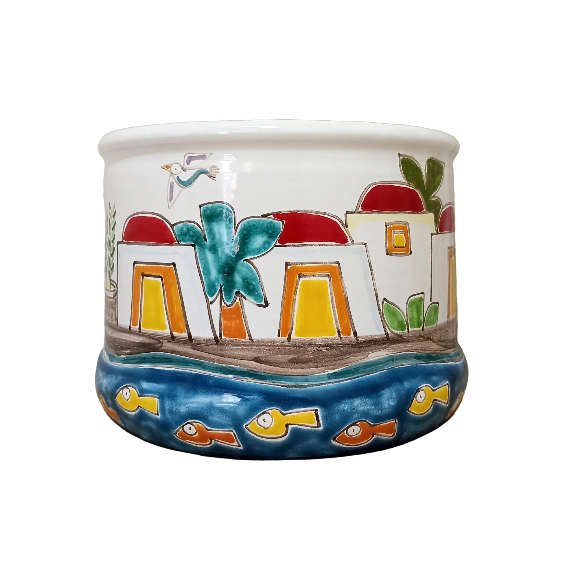 vaso per piante in ceramica 