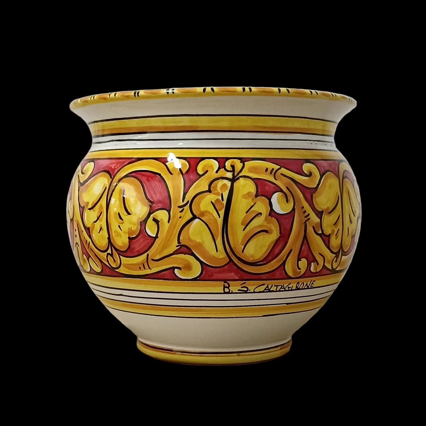 vaso per balconi di caltagirone