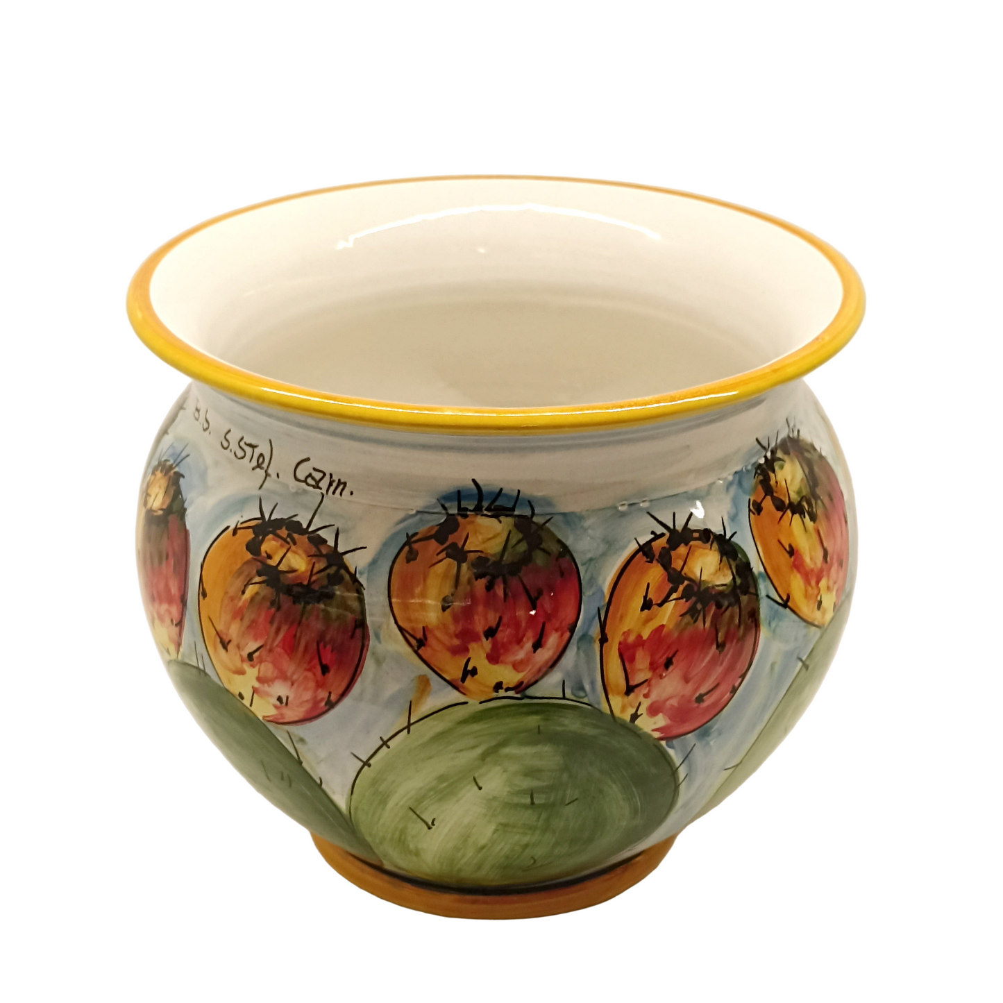 vaso in maiolica di sicilia