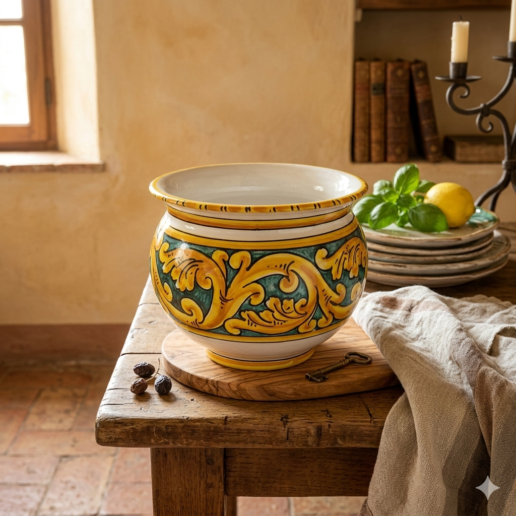 vaso in ceramica siciliana 