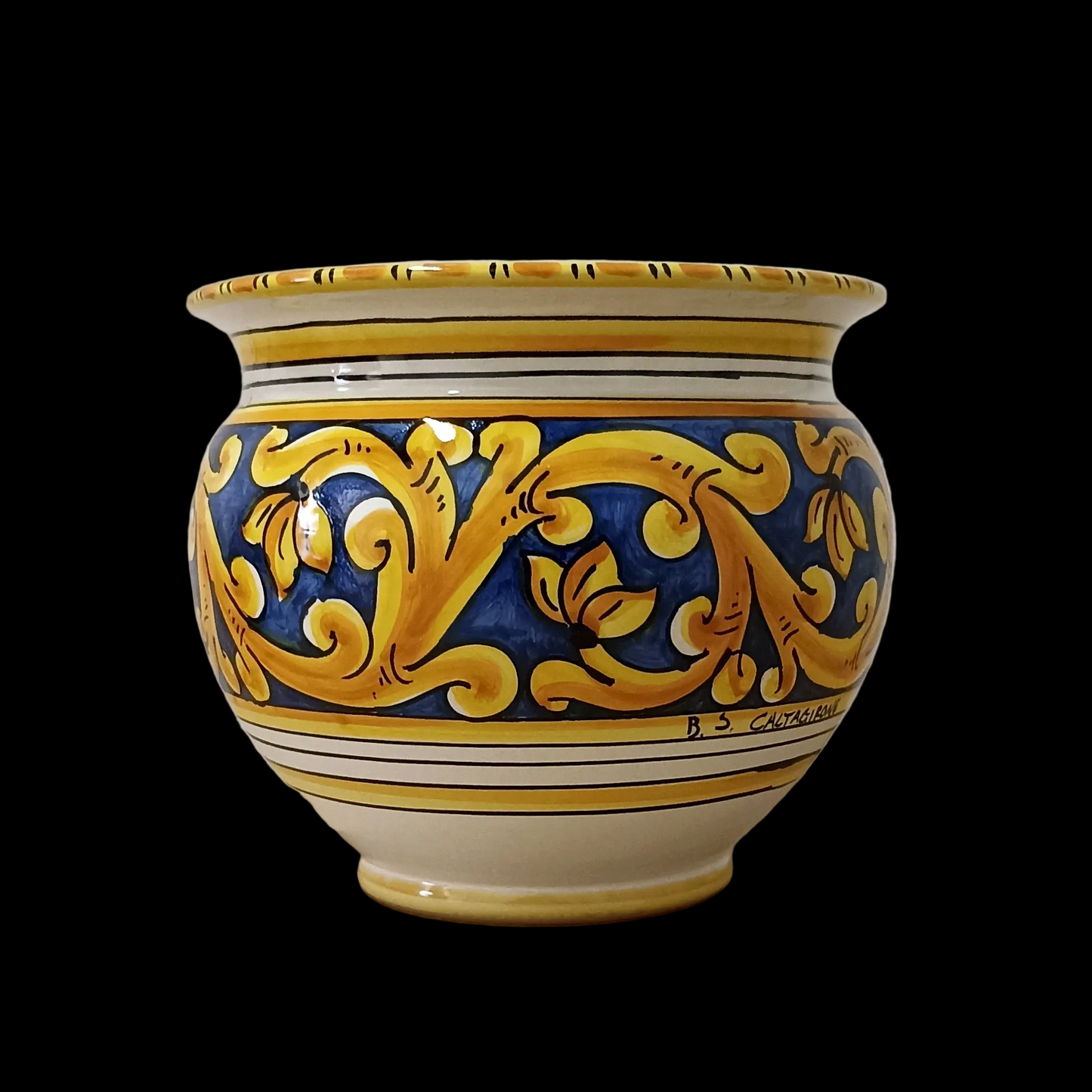 porta piantine maiolica caltagirone