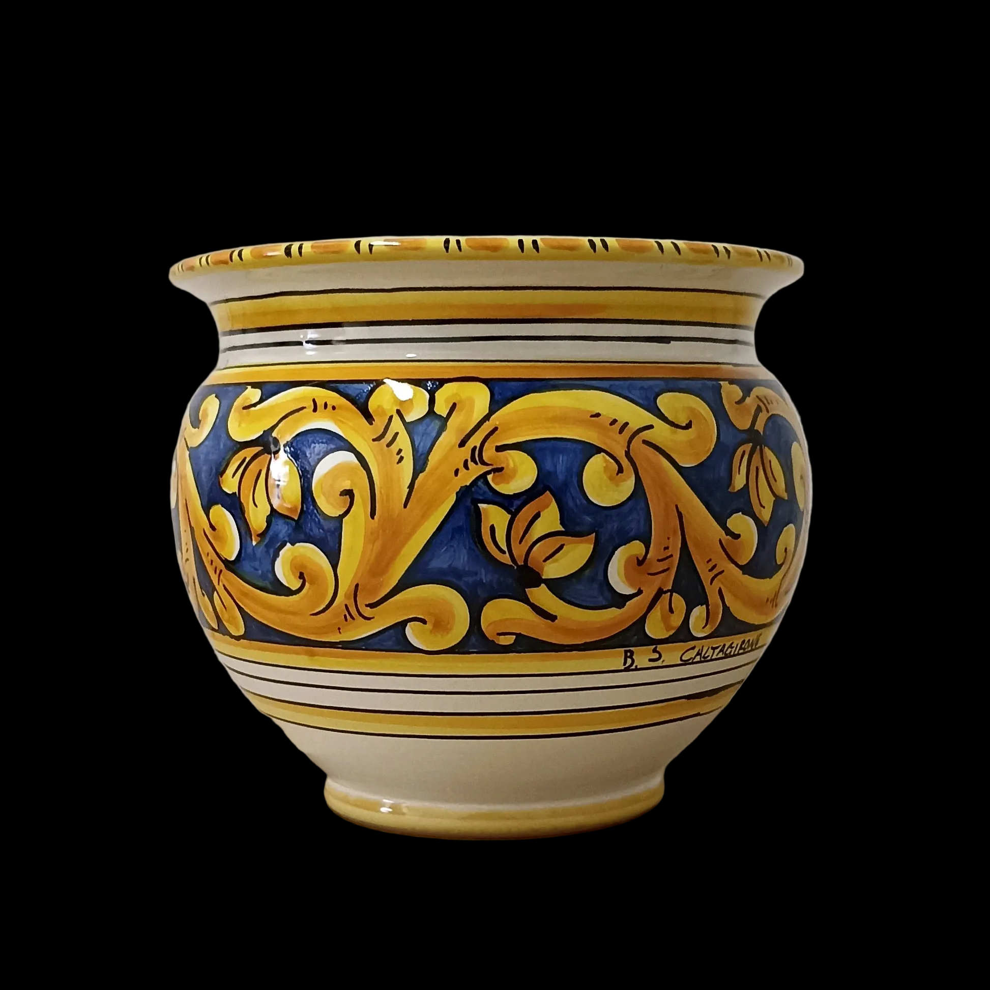 porta piantine maiolica caltagirone