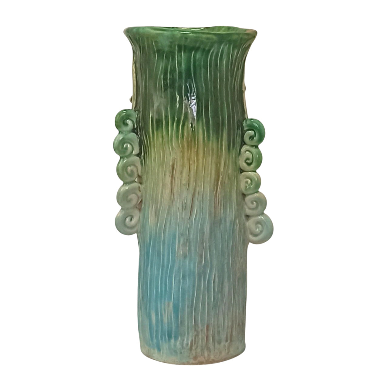 vaso particolare in ceramica siciliana