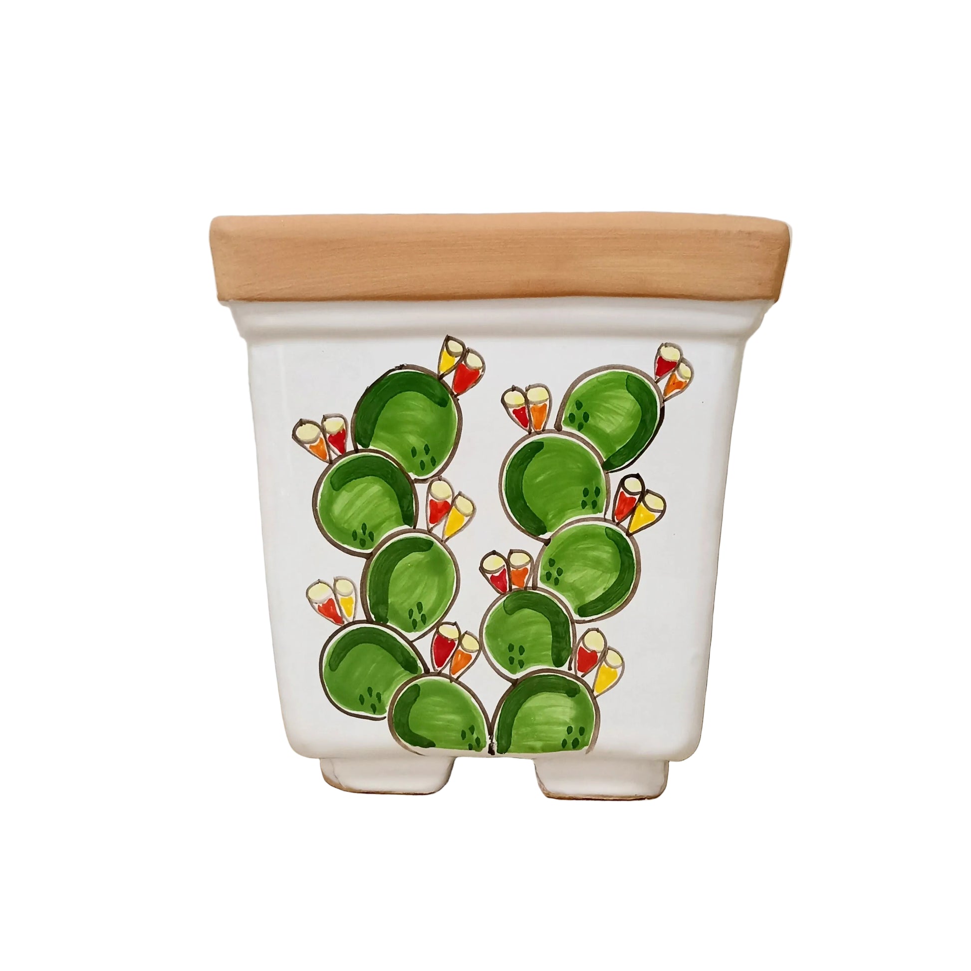 vaso in ceramica siciliana per giardino