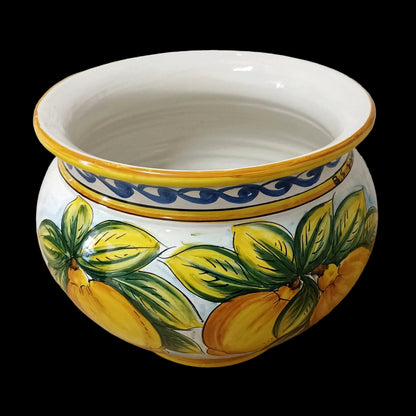 porta piante con limoni per balconi