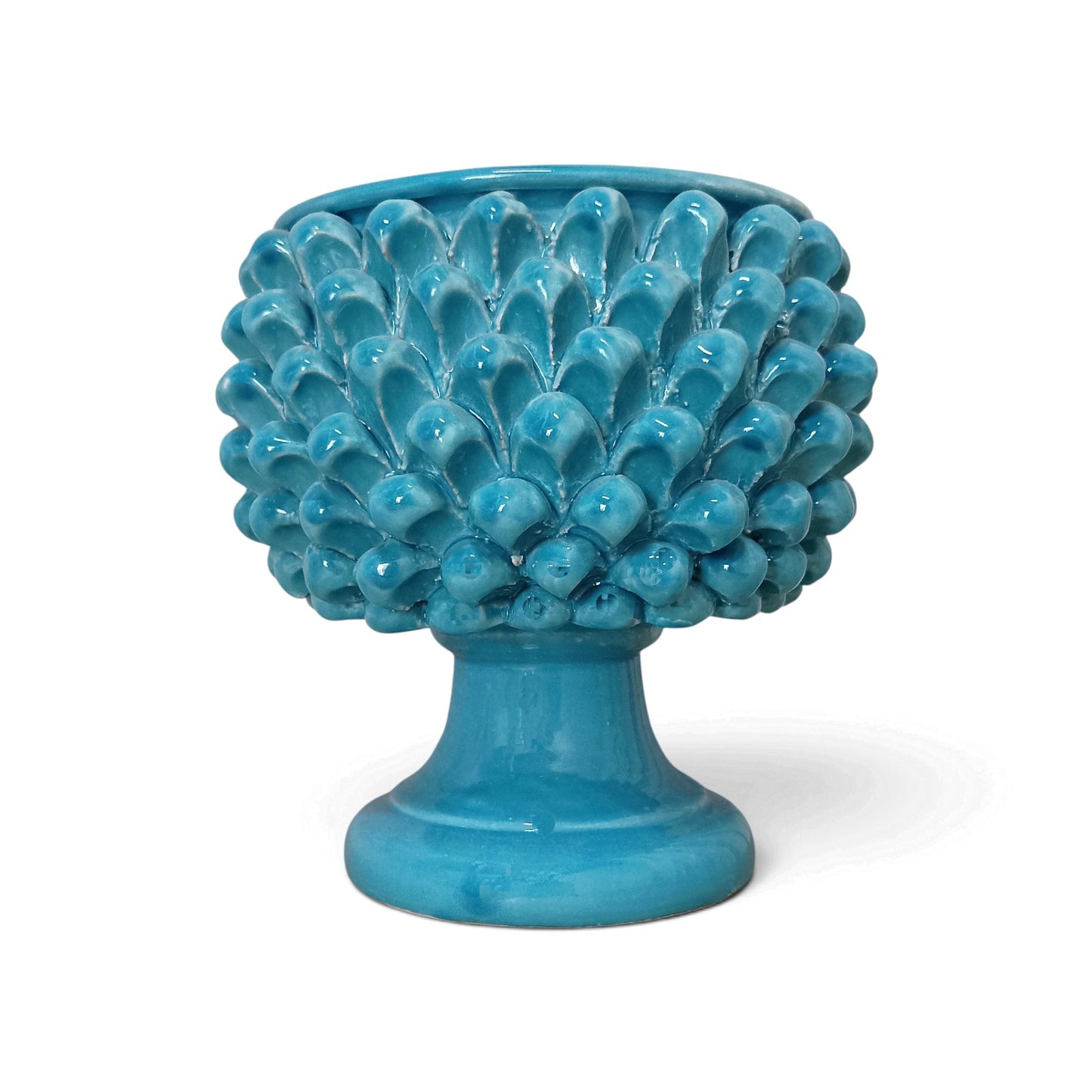 vaso in ceramica siciliana di caltagirone