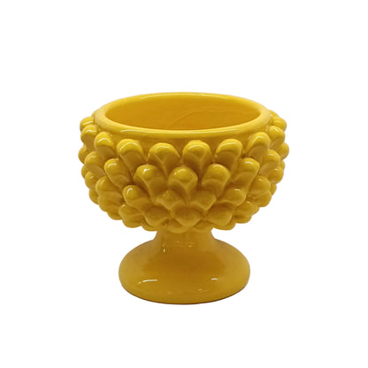 vaso siciliano in maiolica di caltagirone