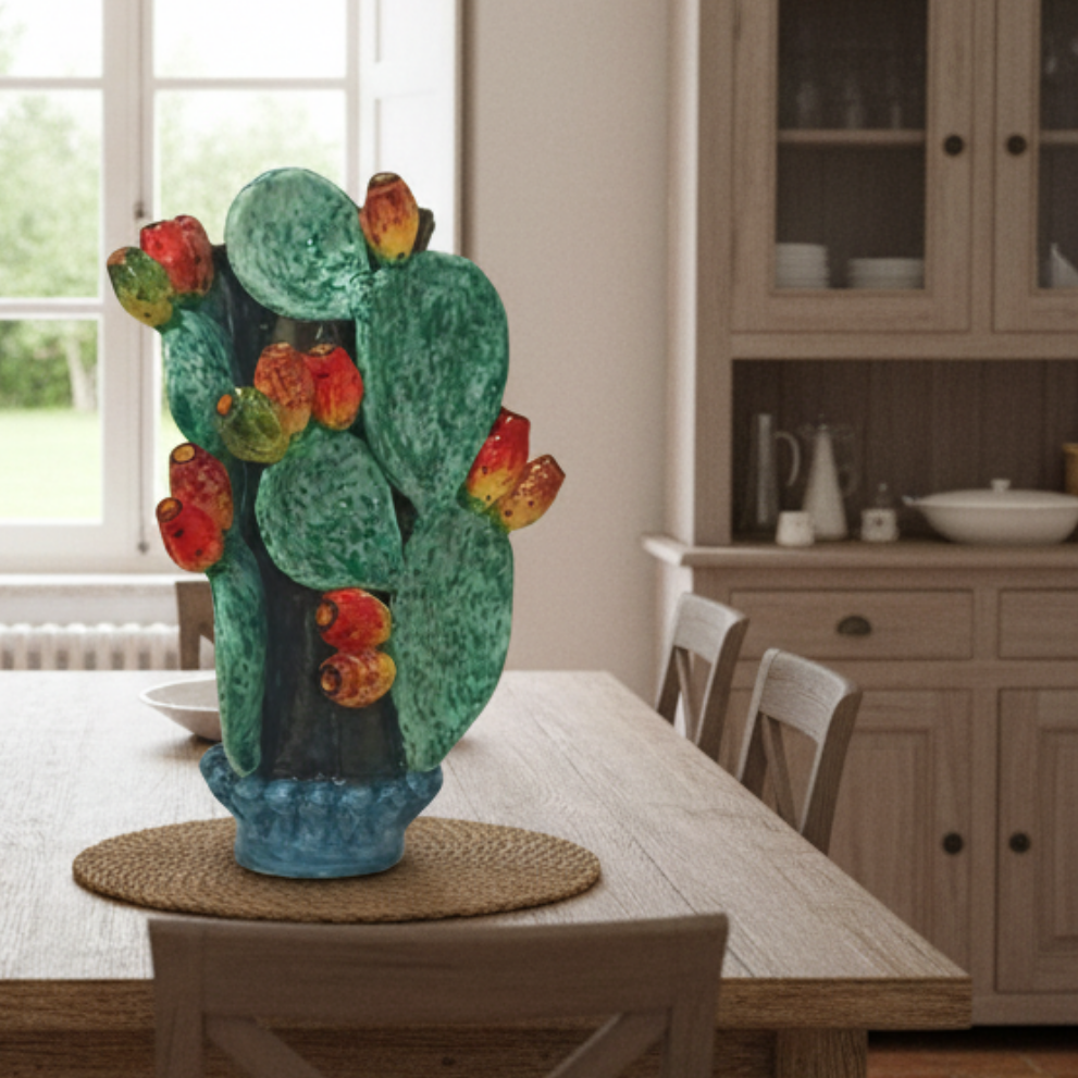 vaso originale in maiolica di sicilai