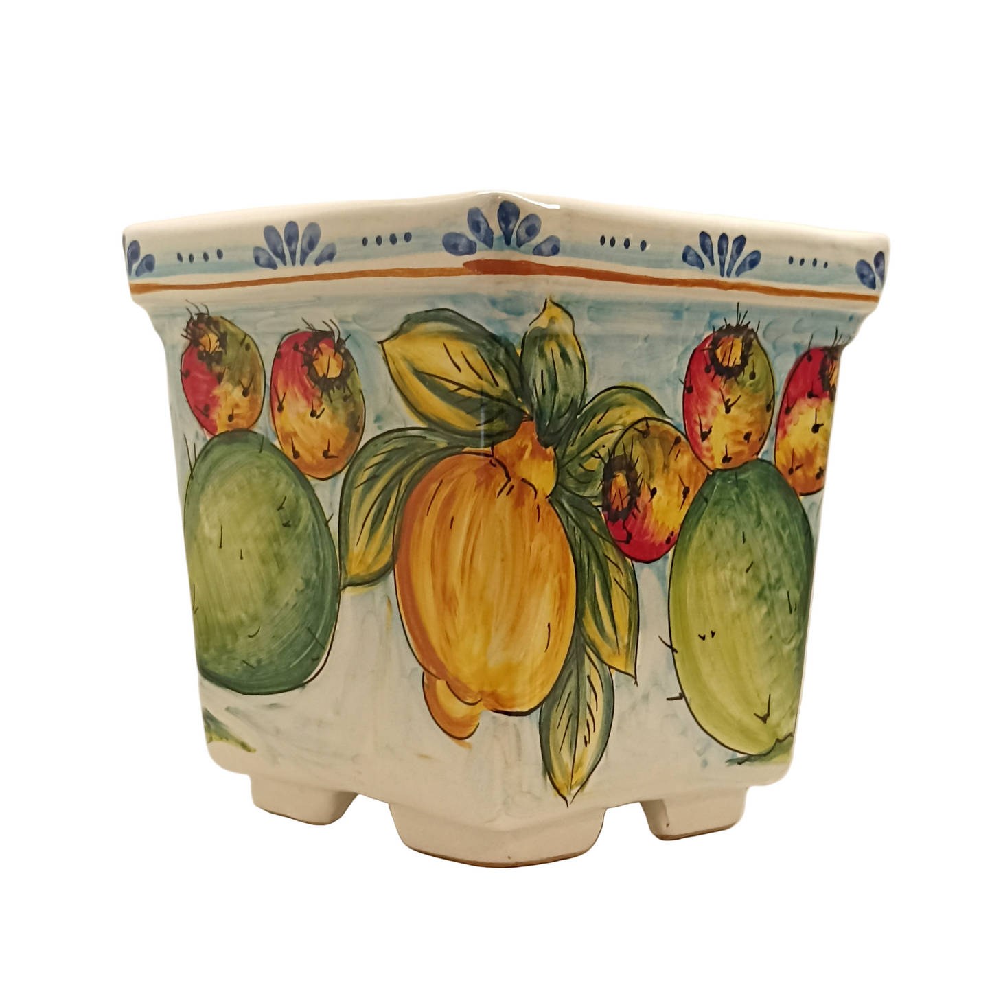 vaso per balconi ceramica siciliana 