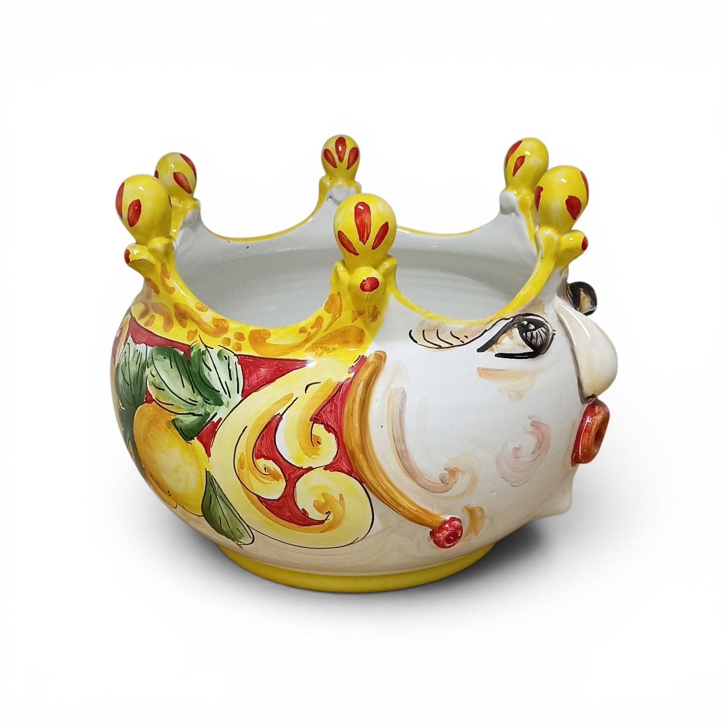 testa di moro in maiolica siicliana