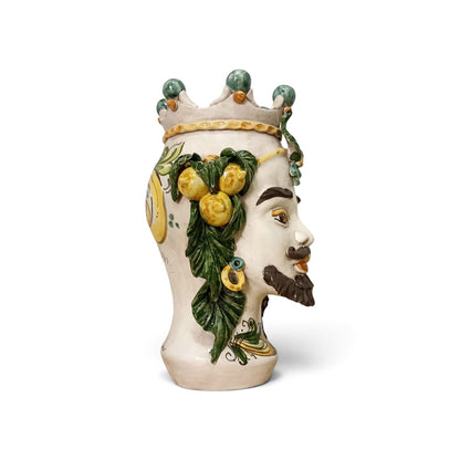 testa di moro in ceramica siciliana 