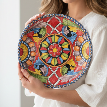 vassoio da portata artigianale