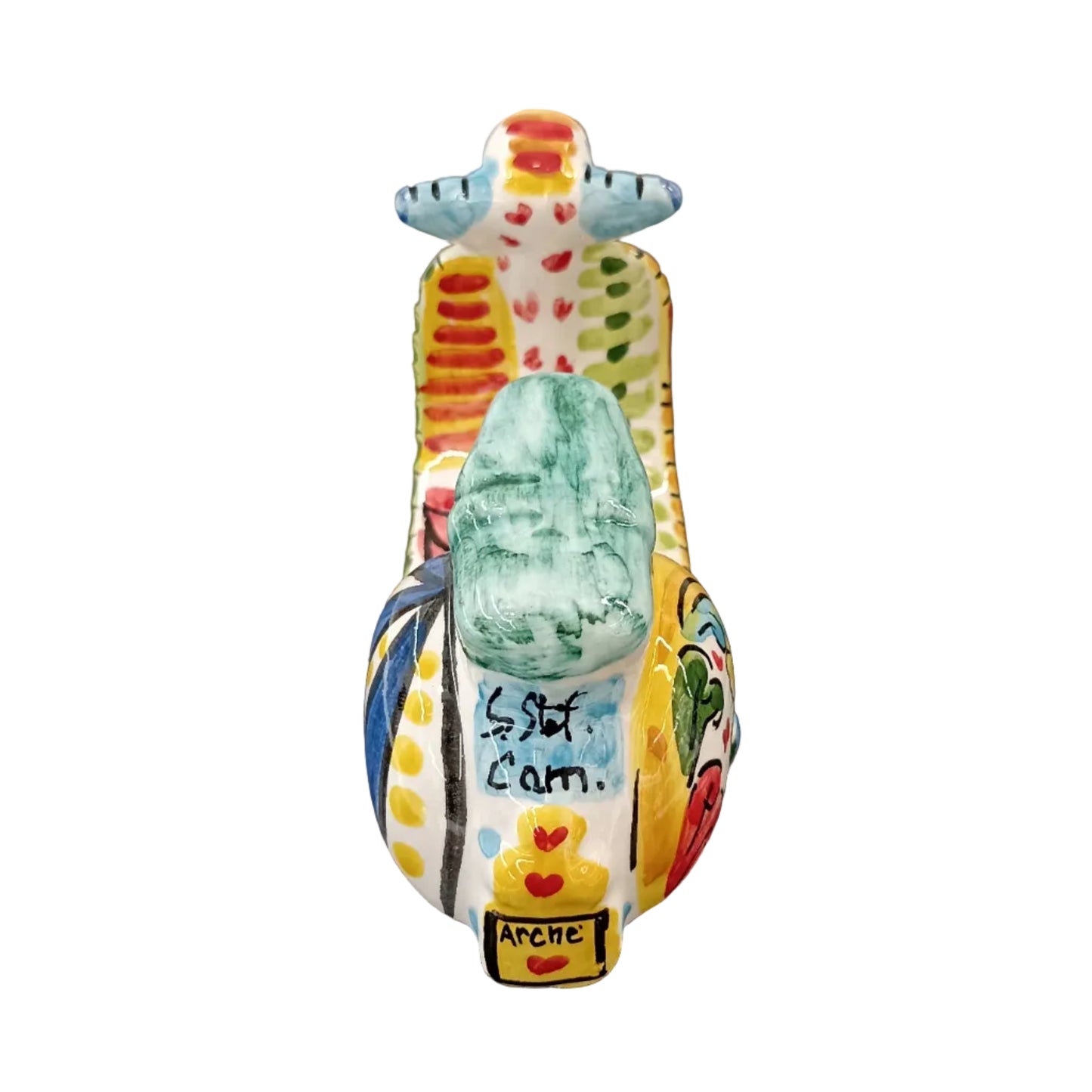 vespa siciliana in maiolica