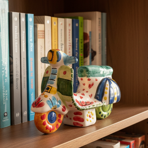 vespa in ceramica per bomboniera