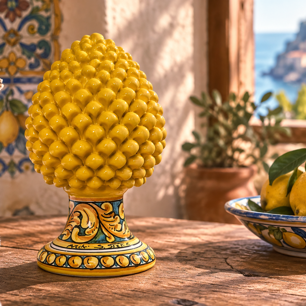 yellow sicily pine cone online